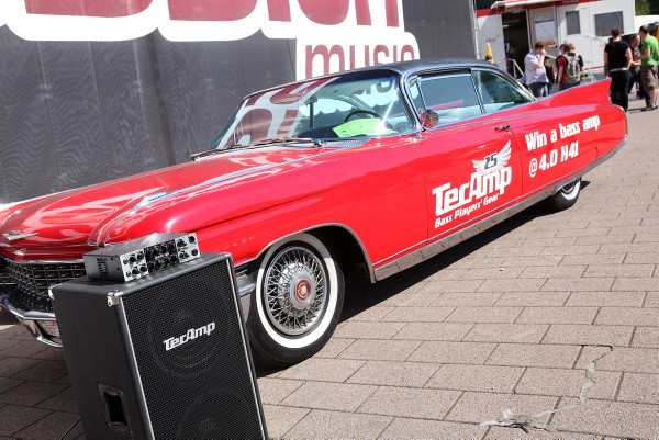 Vintage- und US-Cars sind auf der Musikmesse beliebte Eye-Catcher.